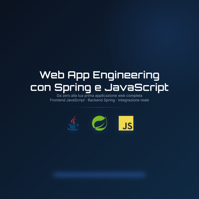 Corso Gratuito Java Spring JavaScript