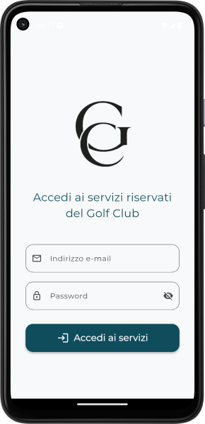 Applicazione Mobile per Circolo Privato - Login