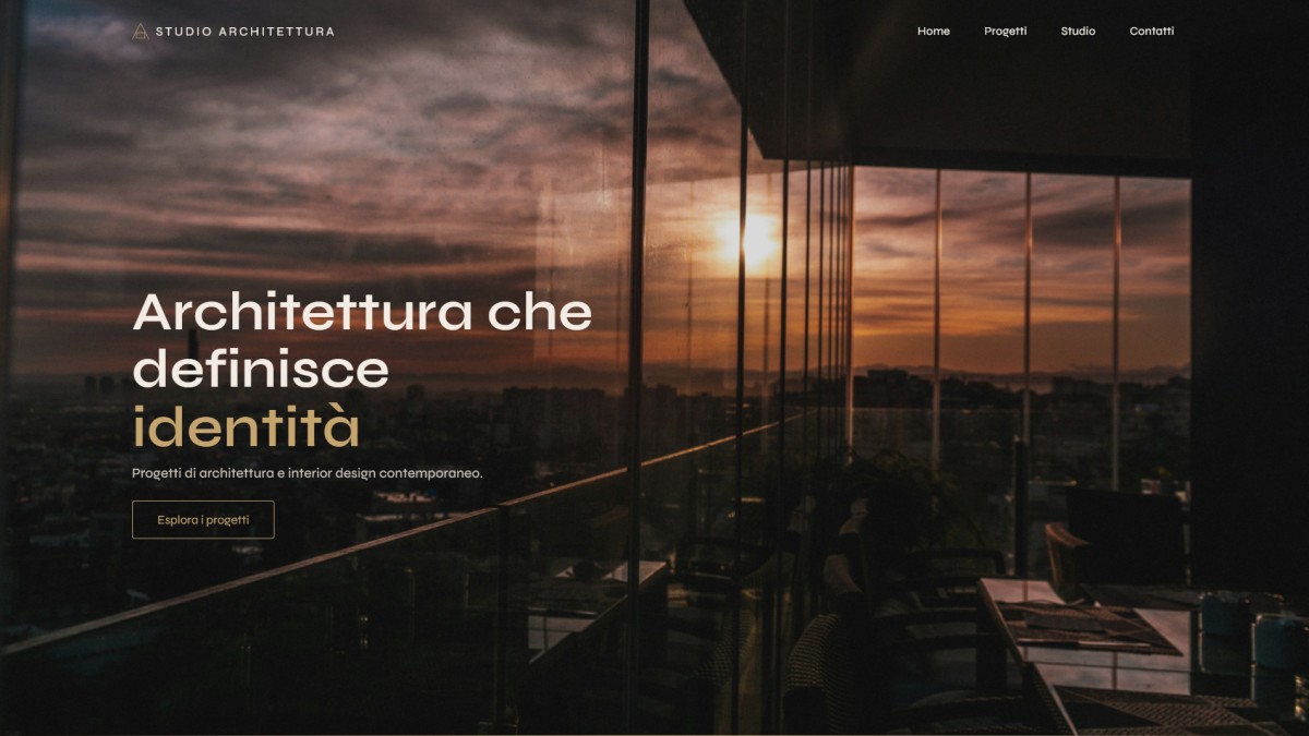 Sito Web per Studio di Architettura