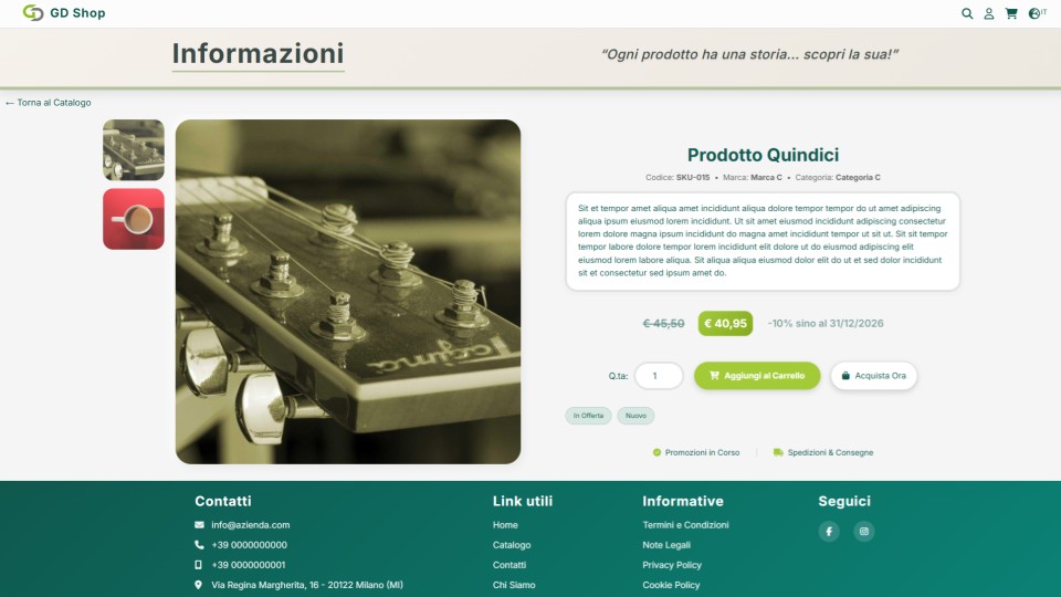 https://www.gdapplicazioni.it/Sito Commerce Platform dettaglio prodotto
