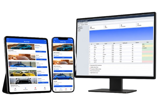 Suite Integrata applicazione gestionale e applicazioni utente